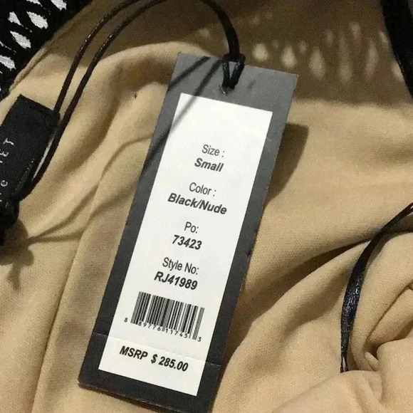 Romeo + Juliet Couture Lace Dress Black Sz Small - Picture 9 of 11